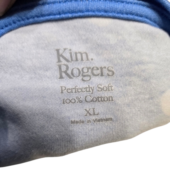 Kim Rogers Size XL Cotton Top - Picture 4 of 4